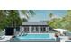 Luxury home with a beautiful pool and patio at 515 S Washington Dr, Sarasota, FL 34236