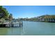 Scenic waterfront view with private docks at 515 S Washington Dr, Sarasota, FL 34236