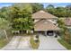 Aerial view of condo showing building and parking at 3415 51St Avenue W Cir # 206, Bradenton, FL 34210