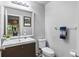 Clean and bright bathroom with updated vanity at 3415 51St Avenue W Cir # 206, Bradenton, FL 34210