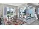 Dining room with sliding doors leading to a patio at 8721 Ocean Tides Cv, Parrish, FL 34219