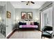 Charming office with a daybed, built-in desk, and access to the outdoors at 1954 Datura St, Sarasota, FL 34239