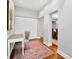 Home office with built in closet and wood floors at 1954 Datura St, Sarasota, FL 34239