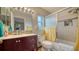 Updated bathroom with a tub, shower, and modern vanity at 1080 Piedmont Rd, Venice, FL 34293