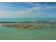 Expansive aerial view of Bird Key, an island community with waterfront homes at 435 Partridge Cir, Sarasota, FL 34236