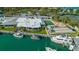 Beautiful waterfront complex with boat docks and water access for its residents at 435 Partridge Cir, Sarasota, FL 34236