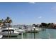 Private community docks offer convenient access to the waterfront and boating activities at 435 Partridge Cir, Sarasota, FL 34236