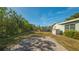 Large backyard with patio and storage shed at 6725 Roxbury Dr, Sarasota, FL 34231