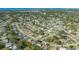 Aerial view of the neighborhood, showcasing location and proximity to the coast at 6725 Roxbury Dr, Sarasota, FL 34231