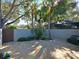 Private backyard patio with lush landscaping at 2915 Oak Ln, Bradenton, FL 34209