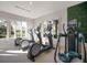 Fitness center with elliptical machines at 9908 Carnoustie Pl, Bradenton, FL 34211