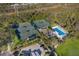 Community tennis courts with surrounding landscape at 9908 Carnoustie Pl, Bradenton, FL 34211