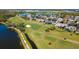 Aerial view showing home's location in golf course community at 10643 Old Grove Cir, Bradenton, FL 34212