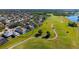 Aerial view showing house location in a golf course community at 10643 Old Grove Cir, Bradenton, FL 34212