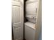 Stackable washer and dryer in a closet at 6312 7Th W Ave # 6312, Bradenton, FL 34209