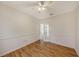 Light and bright home office with hardwood floors at 6836 Bay Hill Dr, Bradenton, FL 34202