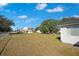 Large backyard with plenty of grassy area at 7555 Hanchey St, North Port, FL 34287