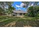 Spacious backyard features mature trees and privacy at 5373 Dominica Cir, Sarasota, FL 34233