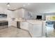 Modern white kitchen with stainless steel appliances at 7840 34Th W Ave # 103, Bradenton, FL 34209