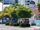 View of Siesta Key shops and palm trees at 4822 Ocean Blvd # 10E, Sarasota, FL 34242