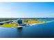 Aerial view of waterfront community and recreational facilities at 4990 Baraldi Cir # 101, Sarasota, FL 34235