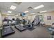 Fitness center featuring treadmills, elliptical, and weight machines at 4990 Baraldi Cir # 101, Sarasota, FL 34235