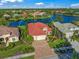 Single Gathering home with lake view in desirable community at 521 Luminary Blvd, Osprey, FL 34229