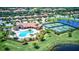 Community pool, tennis, pickleball courts at 6870 Willowshire Way, Bradenton, FL 34212