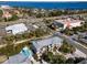 Property's aerial view, highlighting its location at 3816 6Th Ave, Holmes Beach, FL 34217