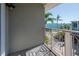 Private balcony with scenic view and metal railing at 3816 6Th Ave, Holmes Beach, FL 34217