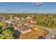 Aerial view showcasing a residential neighborhood at 5271 Beckham St, North Port, FL 34288