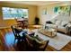 Living room with hardwood floors, sofa, and coffee table at 7315 8Th W Ave, Bradenton, FL 34209