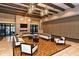 Elegant clubhouse lounge with fireplace at 6839 Chester Trl, Bradenton, FL 34202