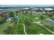 Aerial view of golf course and landscape at 6105 Courtside Dr, Bradenton, FL 34210