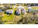 Aerial view of house and backyard at 1006 Hagle Park Rd, Bradenton, FL 34212