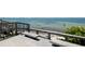 Wooden walkway with benches overlooking the bay at 4844 Brywill Cir, Sarasota, FL 34234