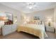 Spacious bedroom with a king-size bed and plenty of storage at 6713 Stone River Rd # 104, Bradenton, FL 34203