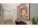 Bright entryway with wood floors and modern decor at 707 S Gulfstream Ave # 604, Sarasota, FL 34236