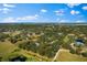 Wide aerial view of the property and surrounding farm land at 7146 Territory Ln, Sarasota, FL 34240