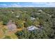 Aerial view showing multiple houses surrounded by trees at 7146 Territory Ln, Sarasota, FL 34240