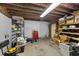 Storage room with shelving units and ample space at 7146 Territory Ln, Sarasota, FL 34240