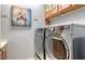 Convenient laundry room with modern washer and dryer at 1309 3Rd Street E Cir, Palmetto, FL 34221