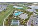 Resort-style community with pool, clubhouse, and golf course at 4611 Trento Pl, Bradenton, FL 34211