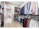 Walk-in closet with organized shelving and ample hanging space for clothes and accessories at 4611 Trento Pl, Bradenton, FL 34211