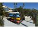 Kayaks on a dock with bench overlooking the water at 1862 Island Way, Osprey, FL 34229