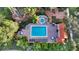 Inviting community pool with surrounding patio and hot tub at 4557 Bay Club Dr, Bradenton, FL 34210