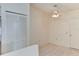 Simple dining area with tile flooring and ceiling fan at 5604 Garden Lakes Dr, Bradenton, FL 34203