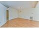 Dining room features wood floors and a chandelier at 5604 Garden Lakes Dr, Bradenton, FL 34203