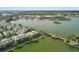 Aerial of community, lake, and surrounding area at 6503 Moorings Point Cir # 202, Lakewood Ranch, FL 34202