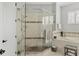 Bathroom with walk-in shower and soaking tub at 6503 Moorings Point Cir # 202, Lakewood Ranch, FL 34202